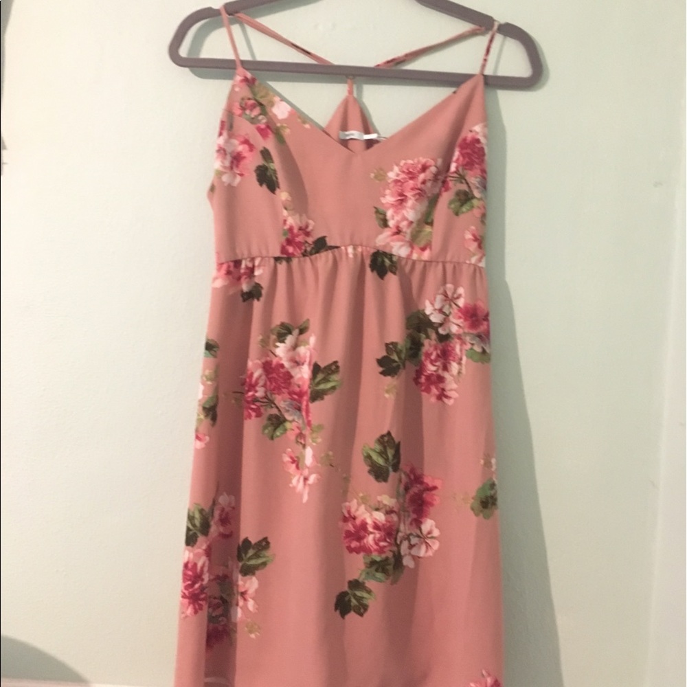 NWOT Kimchi Blue Side Zip up Floral Dress